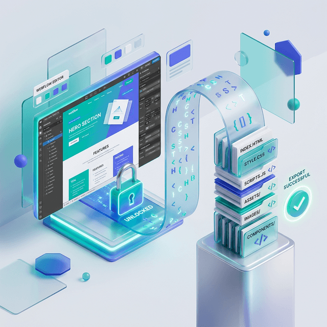 Guide d'Exportation de Code Webflow (2026) : Ce Qui Fonctionne et Ce Qui Ne Fonctionne Pas