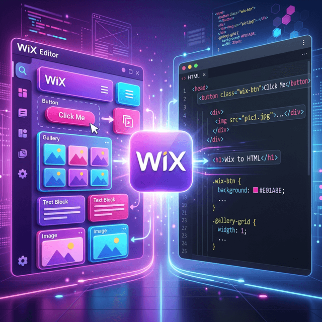Comment exporter un site Wix vers HTML (Étape par étape)