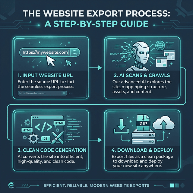 How the export process works