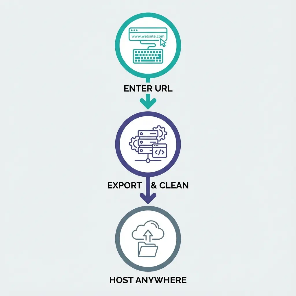 Framer to HTML Export Process Infographic