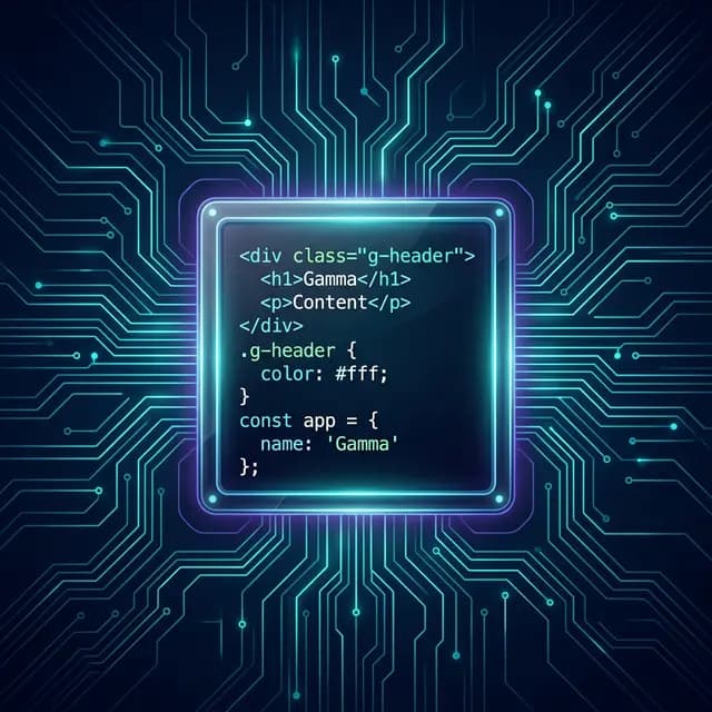 Gamma to HTML Exporter — Export Gamma Site to Code